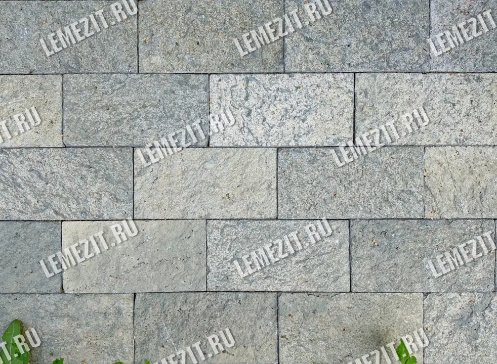 пиленая серо-зелёная брусчатка из натурального камня лемезита по цене от производителя